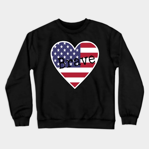 American Brave Crewneck Sweatshirt by The Fandom Geese